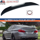 For 11-17 BMW 5 Series F10 F18 528i 550i 535i Gloss Black PSM Style Rear Spoiler (For: 535i M Sport)