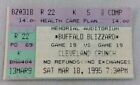 NPSL 1995 03/18 Cleveland Crunch at Buffalo Blizzard Soccer Ticket Stub