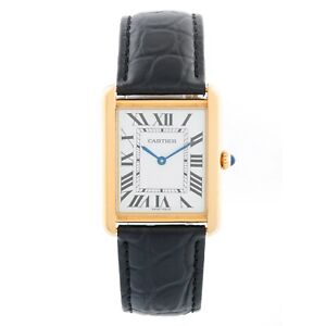 Cartier W1018855 2742 Tank Solo 18K Yellow Gold And Steel Men's Watch #63457