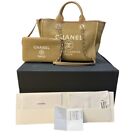 Chanel Deauville Small Beige Tote (NEW With Receipt)