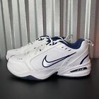 Nike Air Monarch IV Men's Size 11.5 4E White Silver Navy Dad Shoes 416355-102