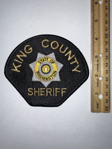 WASHINGTON King County Sheriff Seattle Police Shoulder Patch NOS!