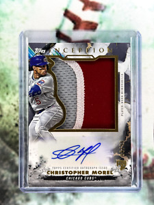 2023 Topps Inception RC Christopher Morel CUBS RPA Jumbo Patch AUTO /99