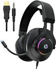 HP Wired Headset with Mic for Xbox One Controller, PS4, PC, Laptop Gaming H360