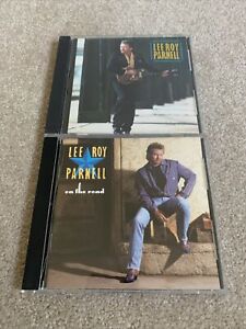 Lee Roy Parnell 2 CD Lot - Self Titled (1990) & On the Road (1993) - Arista