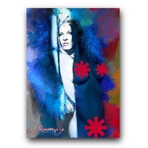 Pamela Anderson #94 Art Card Limited 38/50 Edward Vela Signed (Censored)