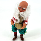 Vintage Posable Norwegian Norge Christmas Doll Elf Gnome Nisse Latex 8” No Hat