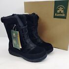 Kamik Icelyns Snow Winter Boots Women's Size 10 Wide Black Waterproof -22 Rating