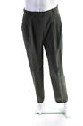 Zanella Mens Stripe Pattern Pleated Front Dress Pants Trousers Gray Size 42