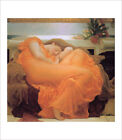 Leighton Flaming June fine art giclee print poster gallery wall art WITH BORDER
