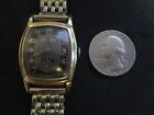 Vintage Gruen 410 C Conoruma Swiss 10K GF 17J  Mens Wrist Watch w/Topps bracelet