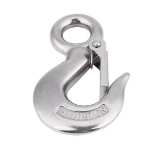 304 Stainless Steel Authentic Swivel Round Eye Snap Clip Cargo Lifting Hook( DON