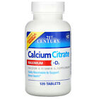 Calcium Citrate Maximum + D3, 120 Tablets