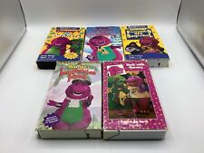 Lot Of 5 Barney VHS tapes - Rock With Barney, Imagination Island,