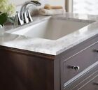 Home Decorators 31W x 22D Cultured Marble White Rectangular Sink Vanity Top ONLY
