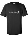 Lockheed Martin White Logo US Aviation Defense Company Black Cotton T-Shirt