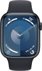 New ListingApple Watch Series 9 45mm GPS Midnight Case w/ Midnight Sport Band M/L MR9A3LL/A