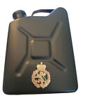 WOMENS ROYAL ARMY CORPS DELUXE JERRY CAN HIP FLASK WITH GOLD PLATED BADGE