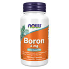 NOW FOODS Boron 3 mg - 100 Veg Capsules