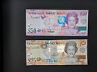 Cayman Islands $25 $50 pair 2022 (CIMA 25) Z/1 Replacement Banknote UNC