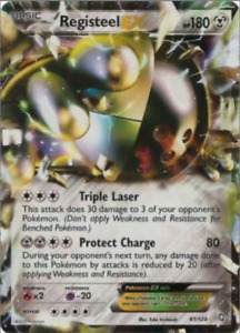 Pokémon TCG Registeel EX - 81/124 Black Star Promo Holo Rare [Near Mint]