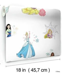 DISNEY PRINCESS POWER PEEL AND STICK WALLPAPER By ROOMMATES