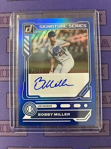 New Listing2023 PANINI DONRUSS BOBBY MILLER RC ROOKIE AUTO SP /99 DODGERS