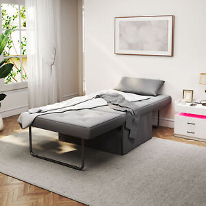 TC-HOMENY 4-in-1 Convertible Sofa Bed Lounger Recliner Sleeper Chair Couch