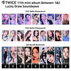 TWICE 11th Mini Album Between 1&2 Lucky Draw Set Benefit Soundwave PVC Photocard