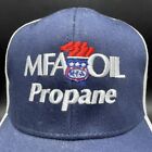 MFA Oil Propane Navy Blue Ball Cap Trucker Hat Strapback Embroidered Adjustable