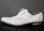 MAURI Genuine Alligator Exotic Skin Shoes White made in Italy  11 M
