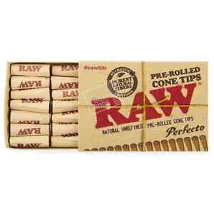 RAW PERFECTO Pre-Rolled TIPS Cone Filter Tips *Great Price* *USA Shipped!*