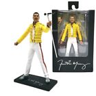 NECA Queen Rock Band Freddie Mercury 7'' Action Figure Live Wembley Stadium