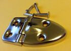 Guitar Case NICKEL Replacement Hinge SMALLER size Fender Gibson WITH RIVETS NEW!