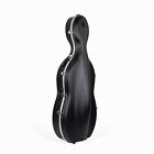 Crossrock  3/4 & 4/4 ABS Molded Hardshell Cello Hard Case with Wheels