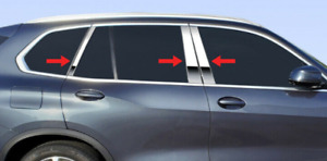 2019-2024 BMW X5/X-5 Chrome 6Pc Pillar Post Stainless Steel Trim Door Cover (For: 2021 BMW X5 xDrive40i 3.0L)