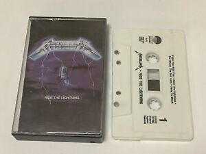 Ride the Lightning by Metallica (Cassette Tape -1987, Elektra (Label))