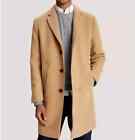 NWT Tommy Hilfiger Men's Heavy Wool Blend Regular Fit Casual Long Overcoat $299