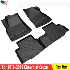 Floor Mats Cargo Liners Carpets Custom fit 2016-2019 Chevrolet Cruze All-Weather