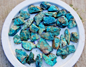 1000 Carat Lots of Chrysocolla & Turquoise Rough or 200 Gram