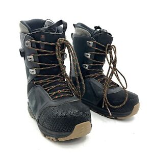 Salomon LoFi BOA Black Snowboard Boots Men's Size 8.5 - Broken BOA
