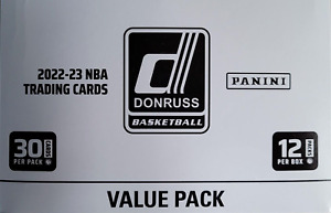 2022-23 PANINI DONRUSS BASKETBALL FAT PACK CELLO BOX 12 FACTORY SEALED PACKS