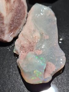 Opal rough Coober Pedy multicolour 18g #A shells potch and colour