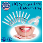 Teeth Whitening Gel 44% Syringes Tooth Bleaching Dental Whitener 10pcs