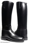 Dehner Black Leather Dress Patrol Boots Wide Calf