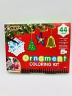 New BIC Gift Set Coloring Kit 44 Count Pencils Pens DIY Color 3D Ornaments NIP