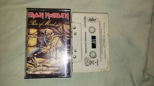 Iron Maiden Piece Of Mind (Capitol Records 1983) Cassette Tape