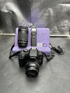 Canon EOS Rebel T6i 24.2MP DSLR Camera Kit - Black (2 Lens: 24MM & 55-250MM)