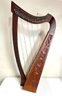 MID-EAST 22 String 36in Rosewood Harp w/ Accessories !