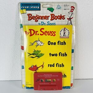 Dr Seuss : One Fish Two Fish Red Blue Fish 1992 Beginner Books Read-Along Book